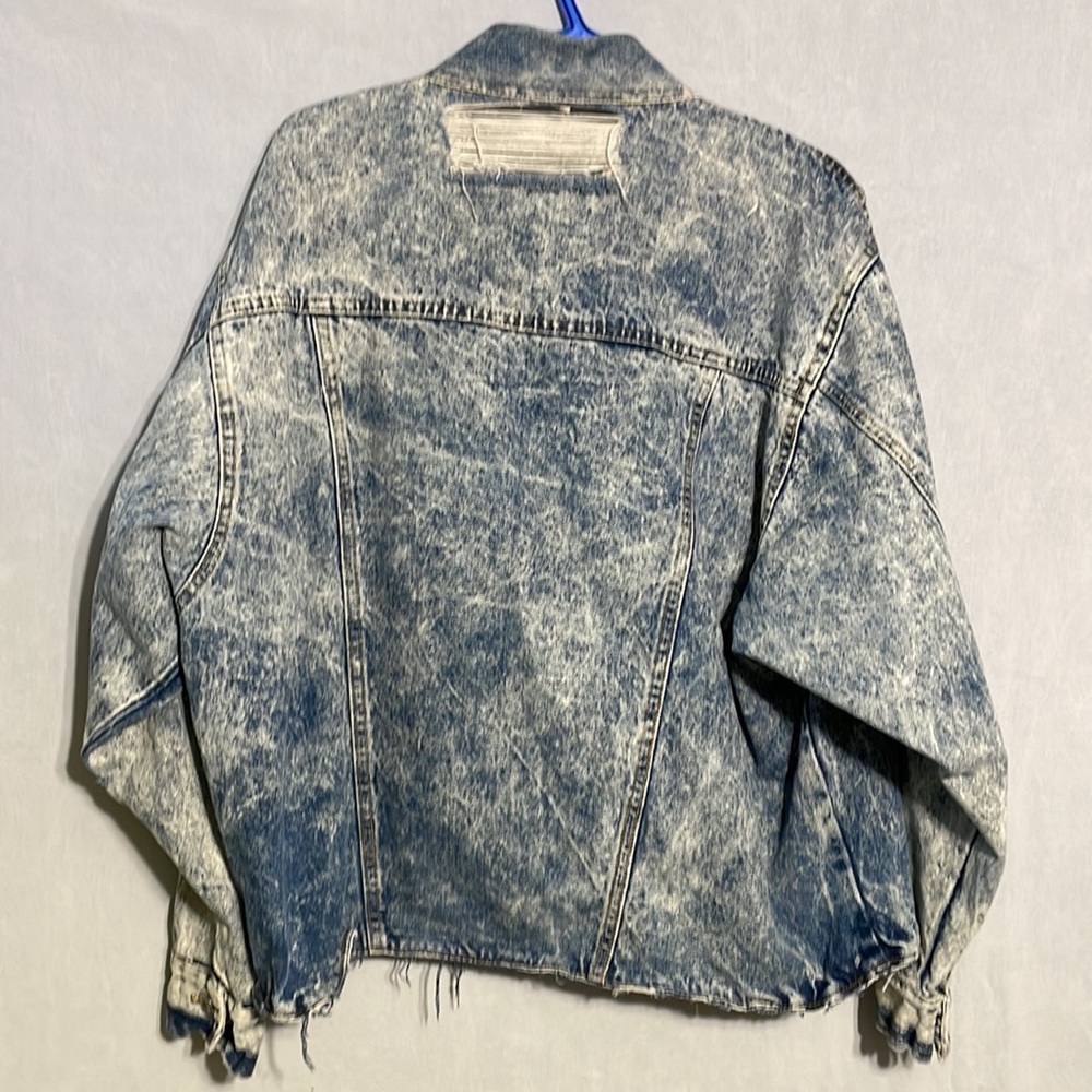 Vintage Hollywood Era Distressed Jean Jacket - Picture 4 of 4